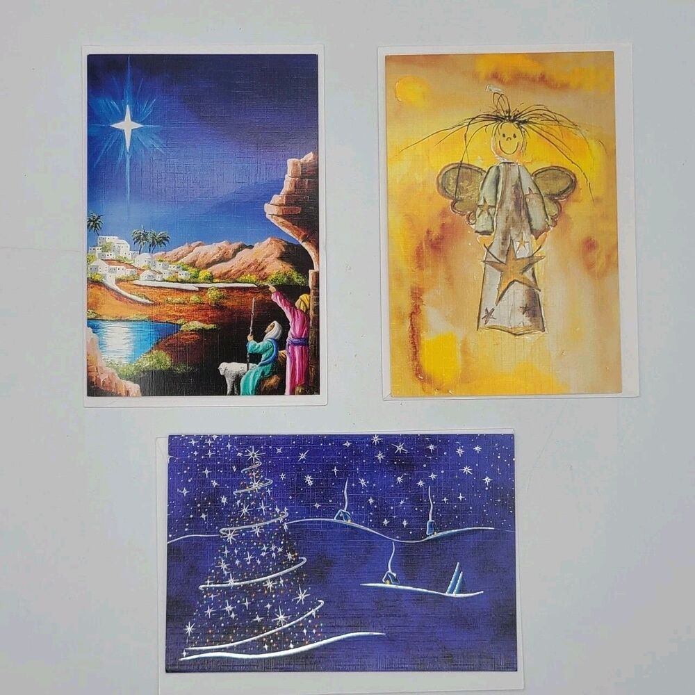 The Mouth And Foot Painting Artist Christmas Cards Set Of 3 With Envelopes
